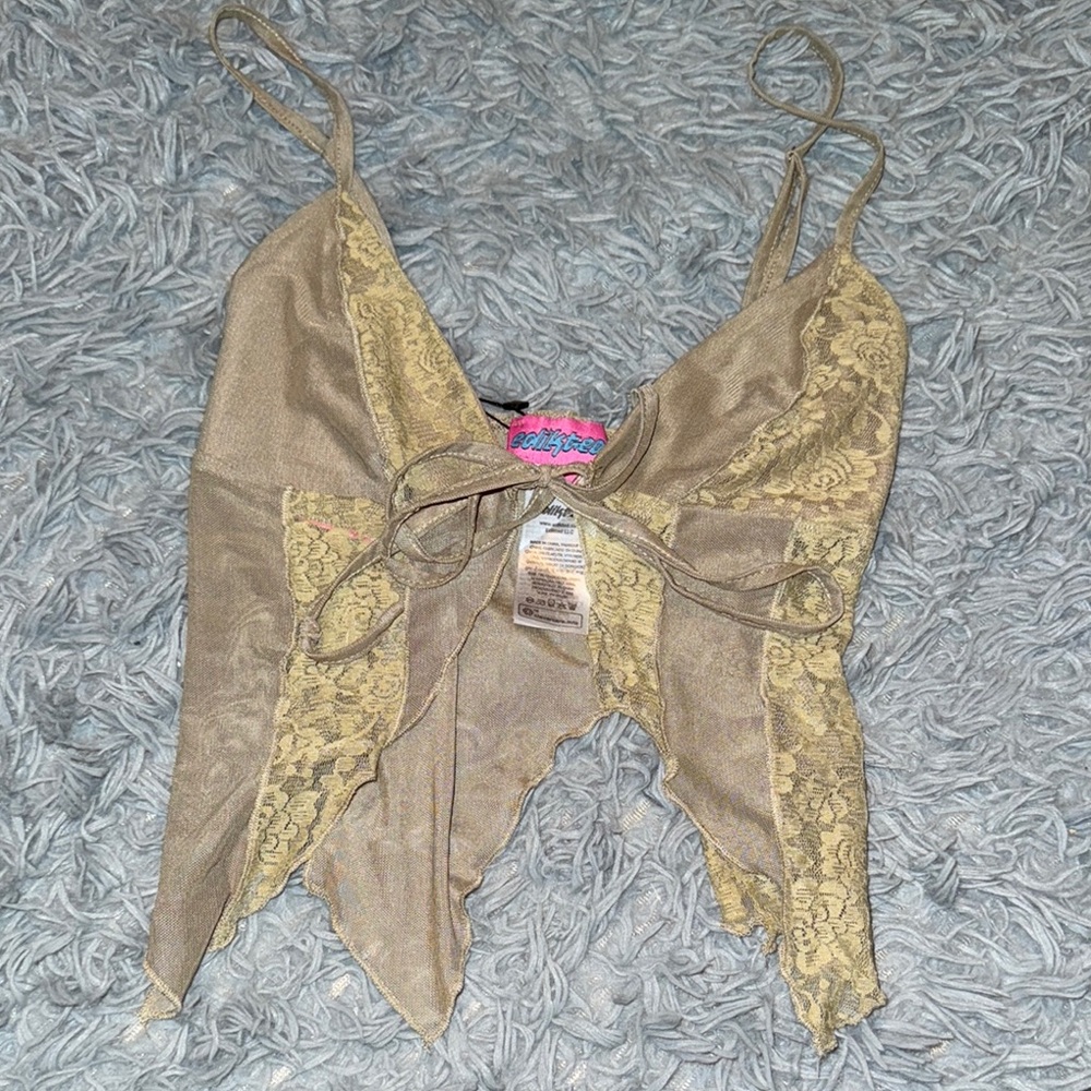Elegant Lace Trimmed Camisole